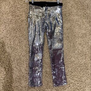 Akira Silver Sequin Pants
